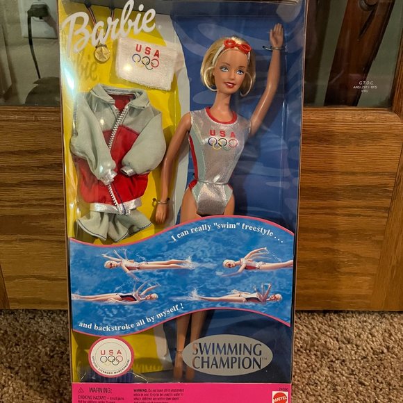 Swimming Champion Barbie NIB!! - Picture 1 of 5